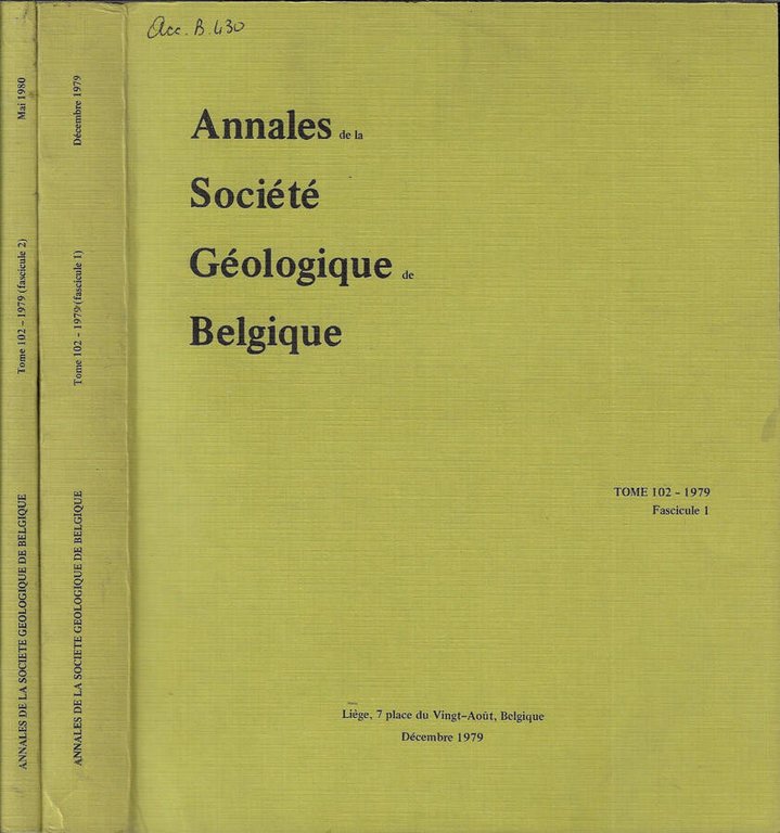 Annales de la Société Entomologique de Belgique tome 102 anno …