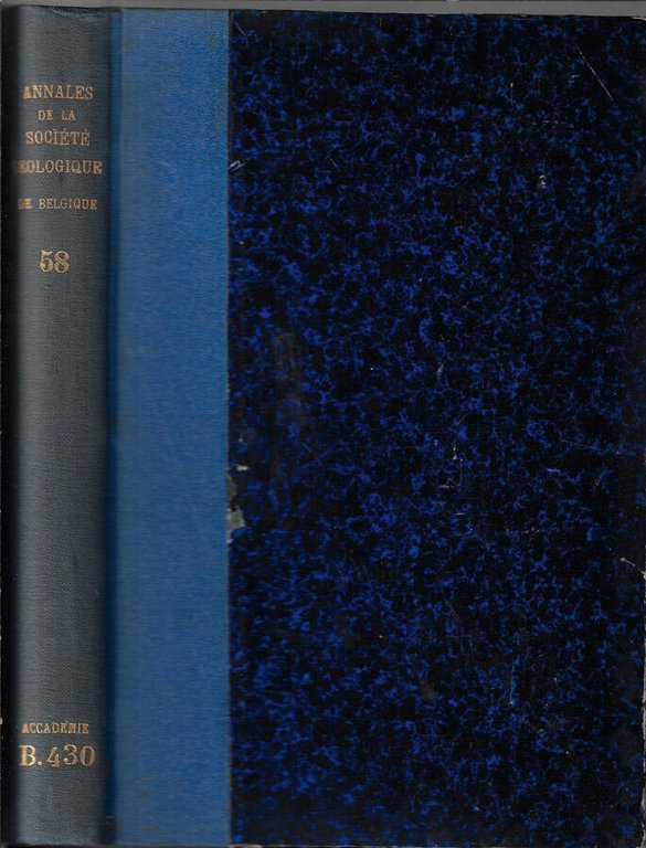 Annales de la Société Géologique de Belgique tome LVIII 1934-1935 | Immagine Gallery 2