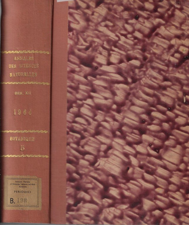 Annales des sciences naturelles botanique et biologie végétale 12° série …