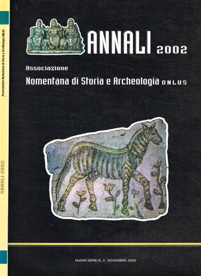 Annali 2002 Associazione Nomentana di storia e archeologia onlus nuova …