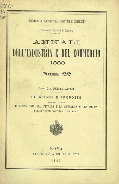 Annali dell'industria e del commercio 1880. Num.22. Relazione e proposte … | Immagine Gallery 2