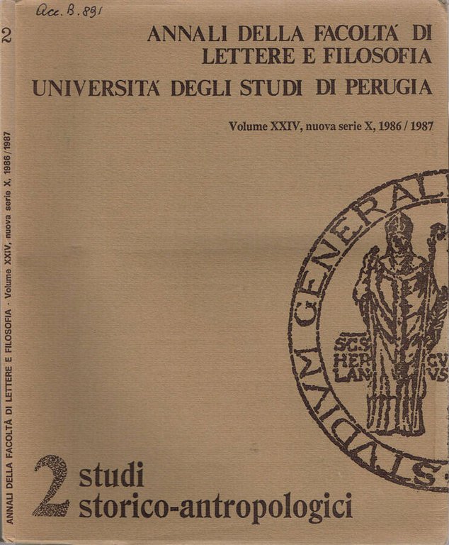 Annali della Facoltà di Lettere e Filosofia - Università degli … | Immagine Gallery 2