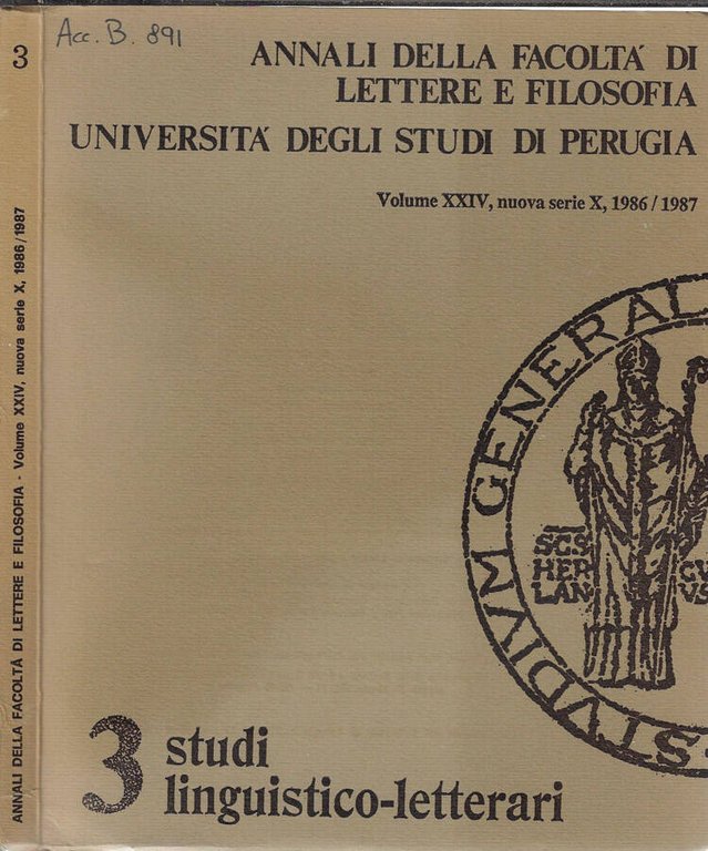 Annali della facoltà di lettere e filosofia Università degli studi … | Immagine Gallery 2