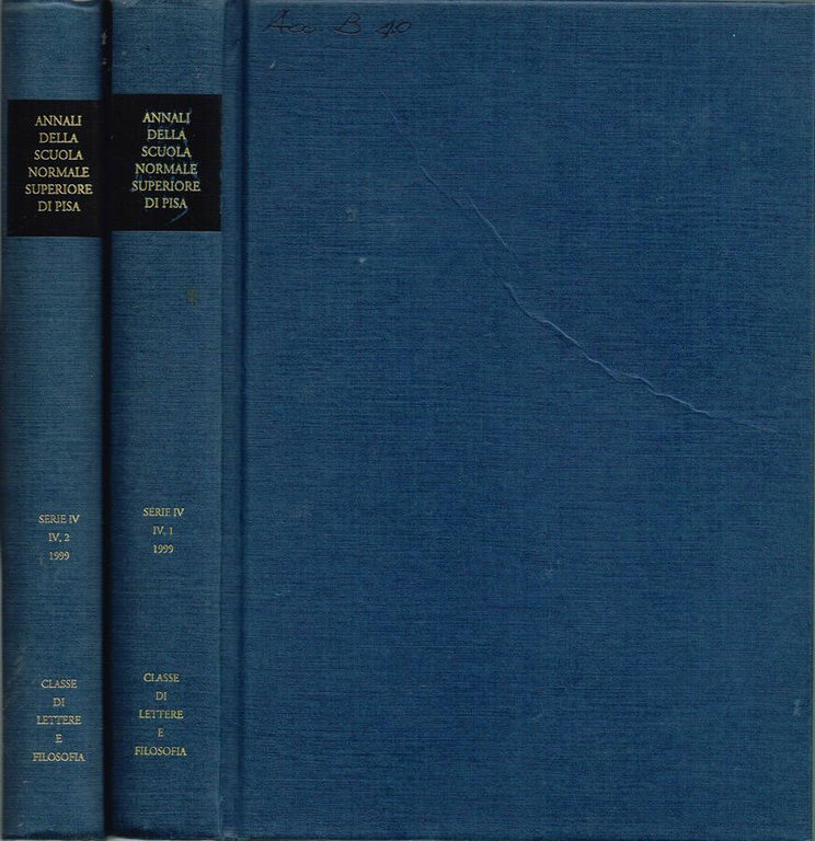 Annali della Scuola Normale Superiore di Pisa - Classe di …