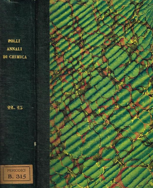Annali di chimica applicata alla medicina. Vol.XXII, XXIII, serie 3, …