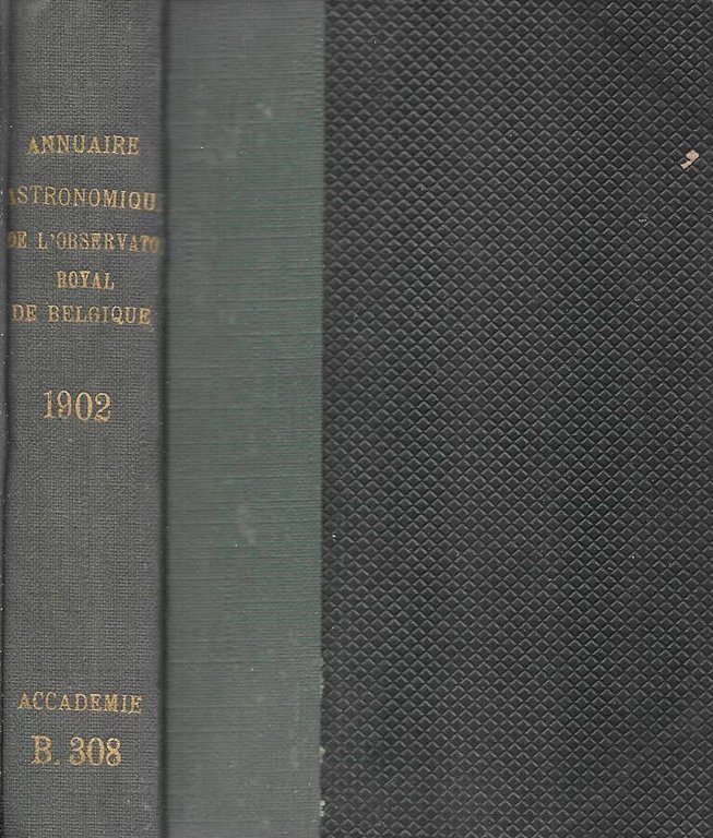 Annuaire astronomique de l'observatoire royal de Belgique