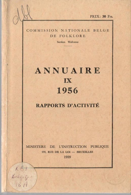 Annuaire Ix 1956