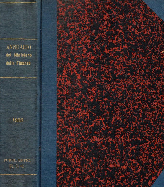 Annuario del ministero delle finanze del regno d'italia 1888 anno …