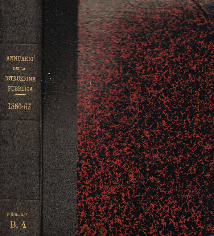 Annuario della istruzione pubblica del regno d'Italia pel 1866-1867