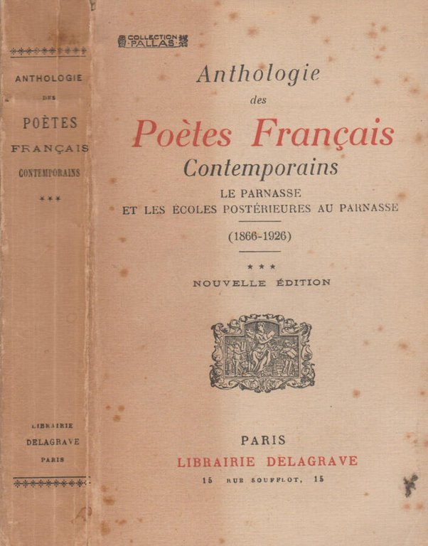 Anthologie des Poetes Francais Contemporains - Tome III