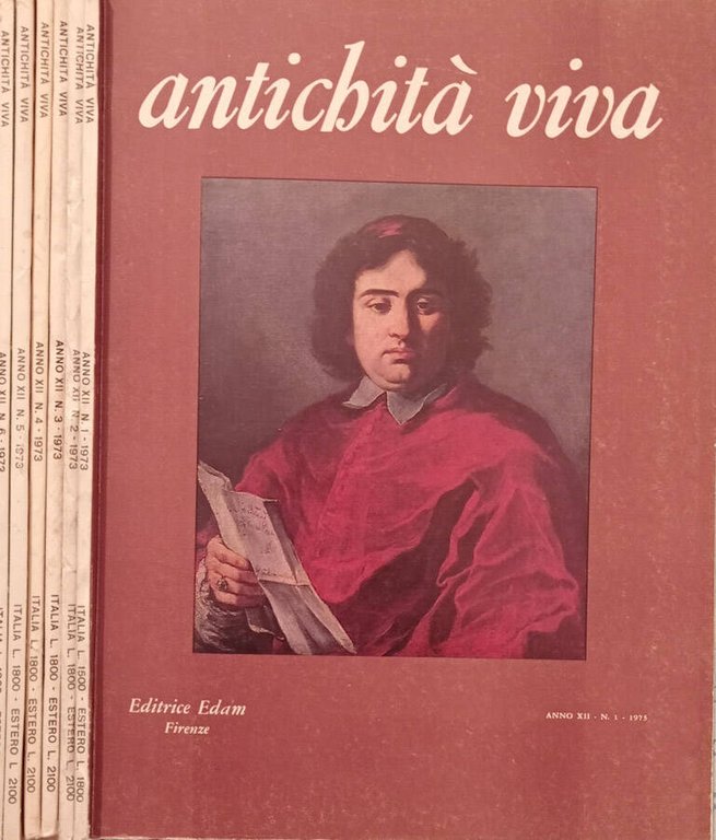 Antichità- Anno XII n.1,2,3,4,5,6 1973