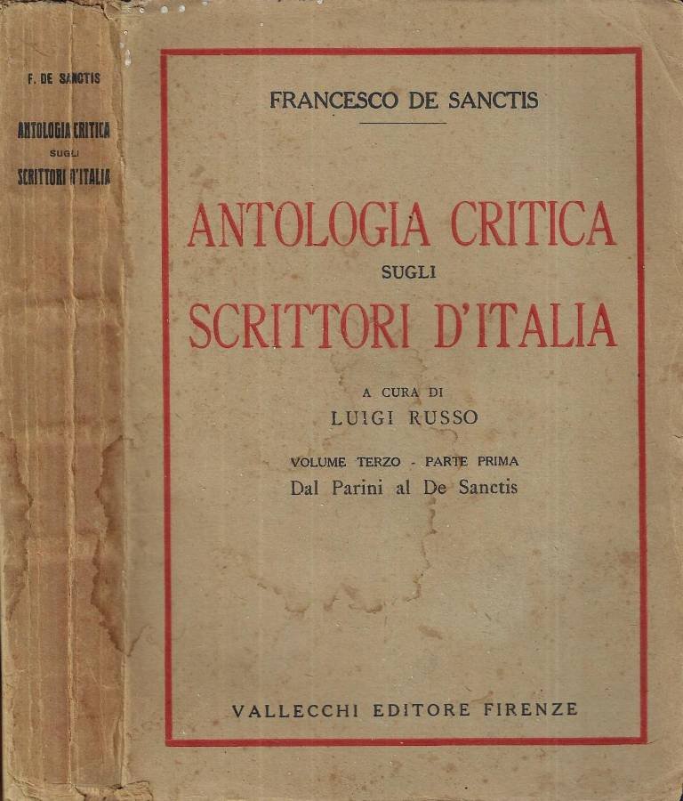 Antologia critica sugli scrittori d' Italia Vol. III parte I | Immagine principale