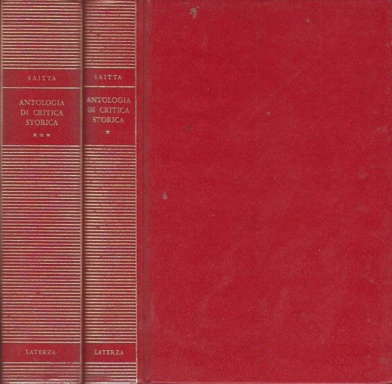Antologia della critica storica, vol. I, vol. III | Immagine Gallery 2