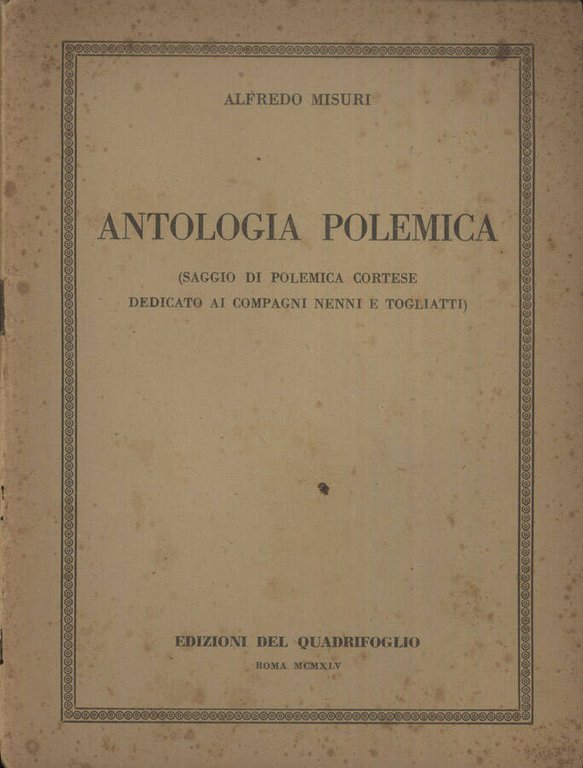 Antologia Polemica