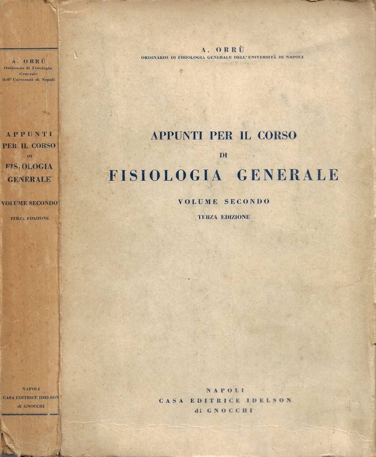 Appunti per il Corso di Fisiologia Generale. Vol. II | Immagine principale