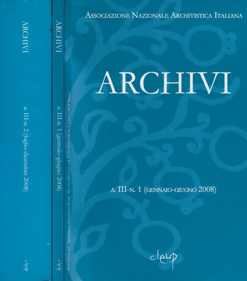 Archivi Anno 2008 | Immagine principale