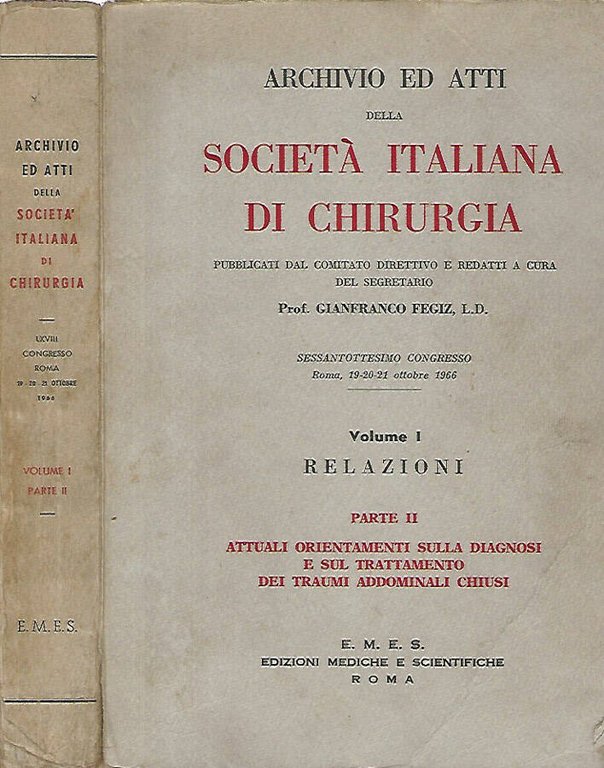 Archivio ed atti della Società Italiana Di Chirurgia vol. I … | Immagine Gallery 2