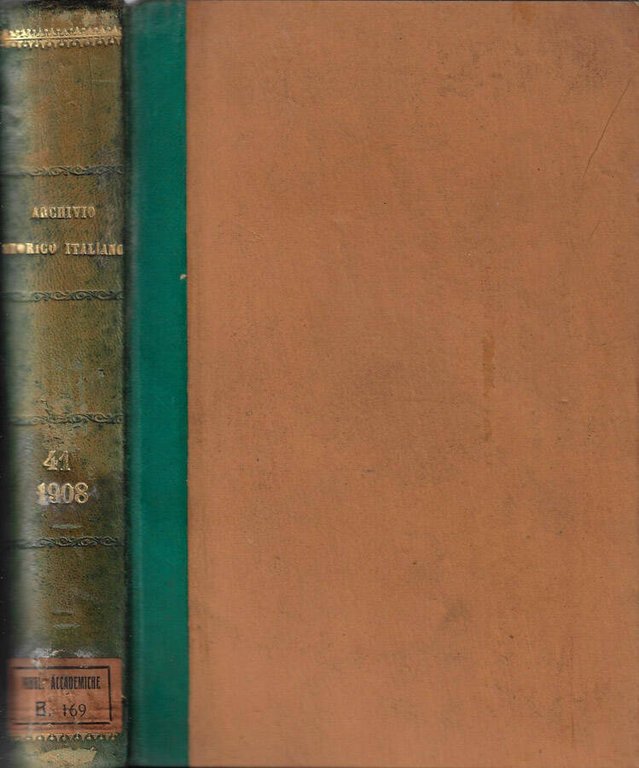 Archivio storico italiano V serie tomo XLI anno 1908 | Immagine Gallery 2