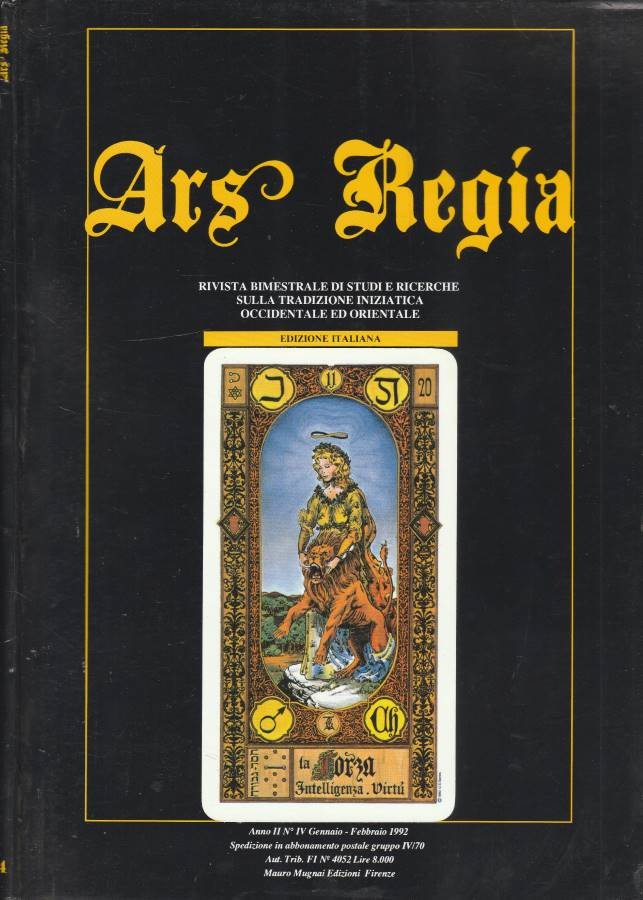 Ars regia anno II, n IV gennaio-febbraio 1992 | Immagine principale