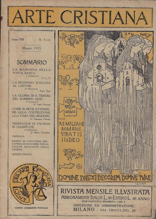 Arte cristiana Anno XIII N. 5