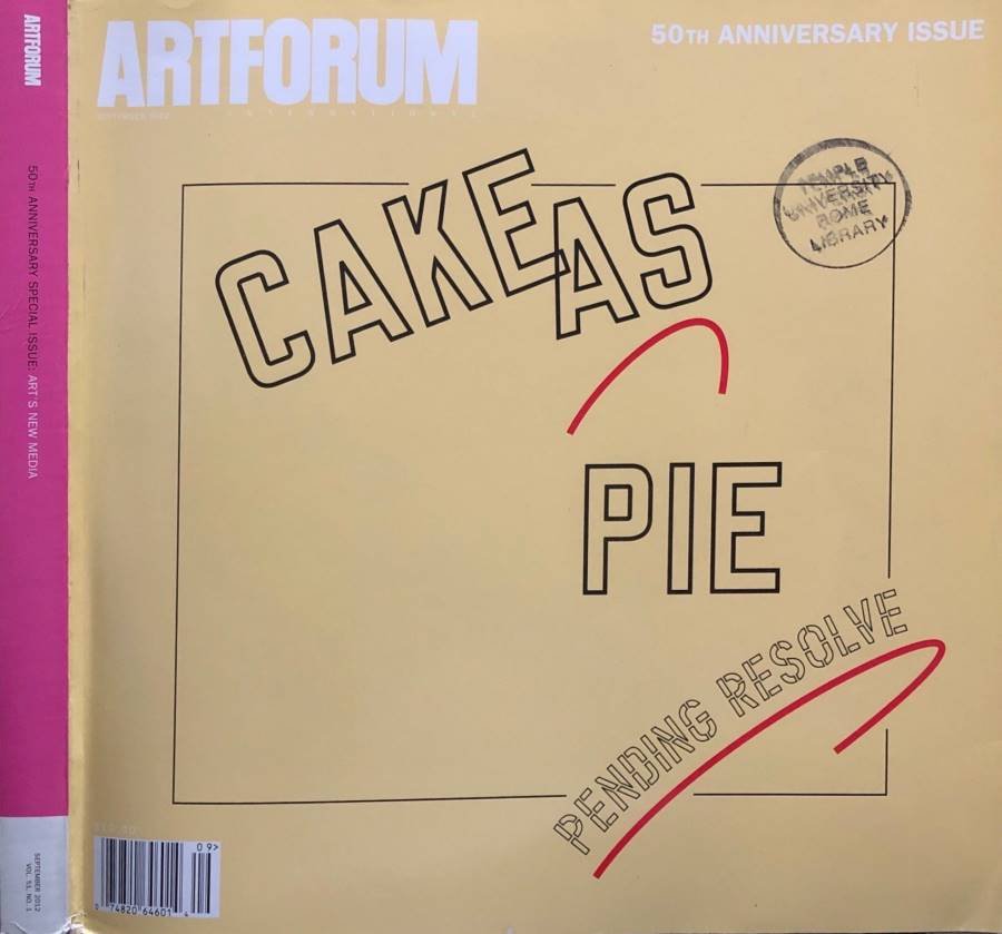 Artforum International vol 51 n 1, 2012 | Immagine principale
