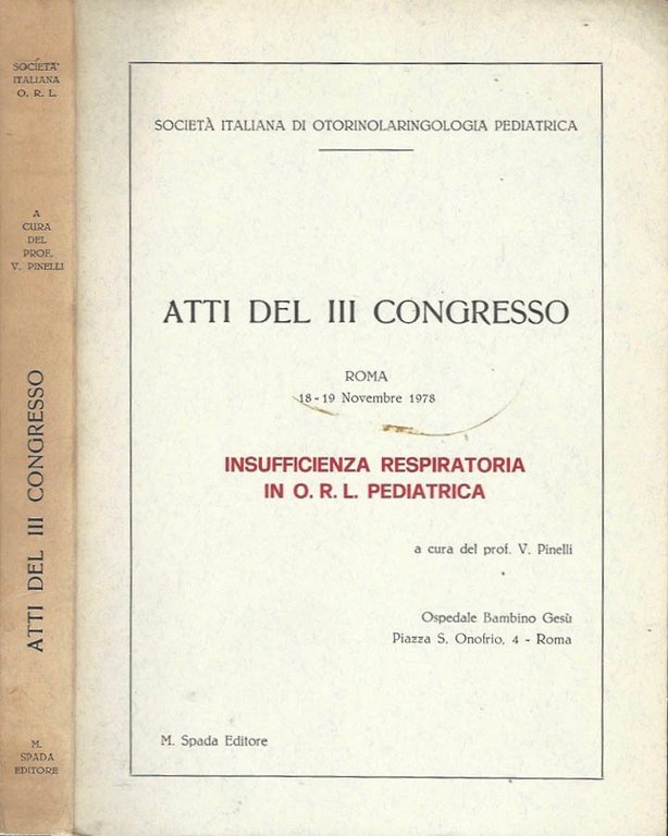 Atti del III Congresso - Roma, 18-19 Novembre 1978