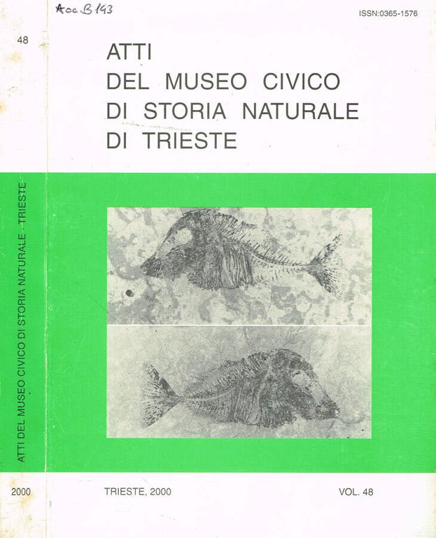 Atti del Museo Civico di storia naturale di Trieste vol.48, … | Immagine Gallery 2