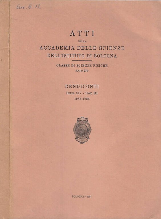 Atti della Accademia delle Scienze dell'Istituto di Bologna Classe di … | Immagine Gallery 2