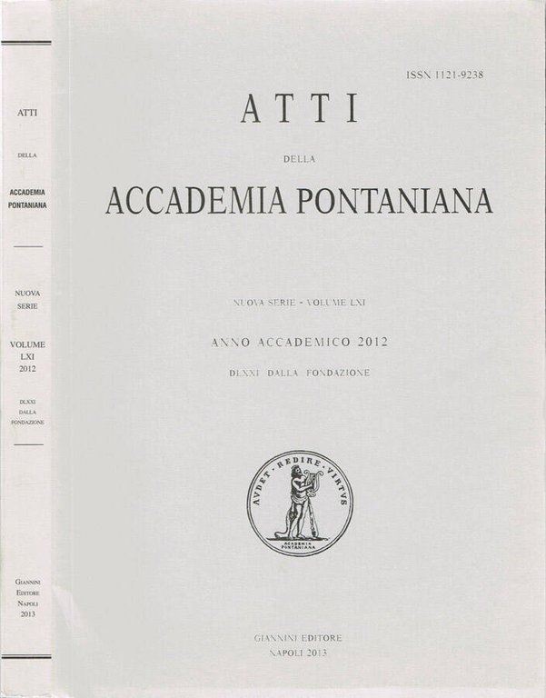 Atti della Accademia Pontaniana