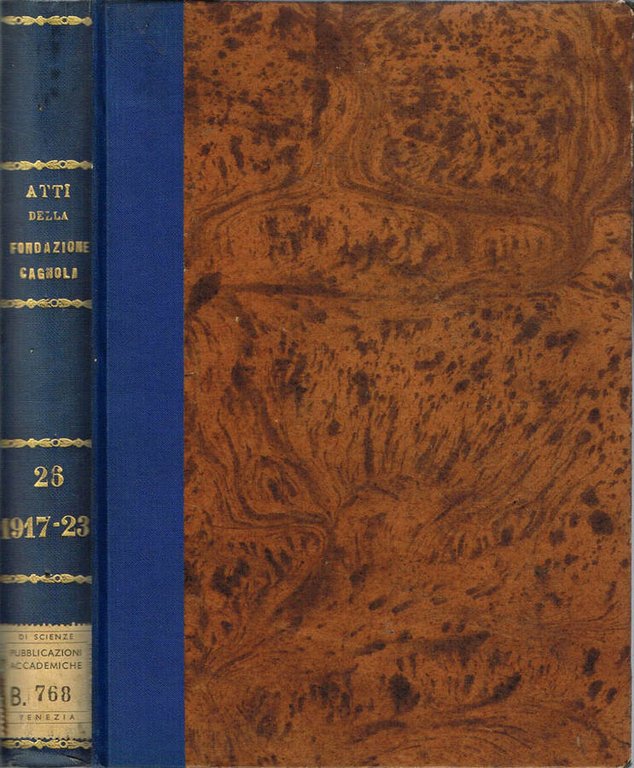 Atti della Fondazione Scientifica Cagnola