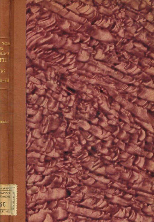 Atti della Reale accademia delle scienze di Torino. Vol.76(1940-41)