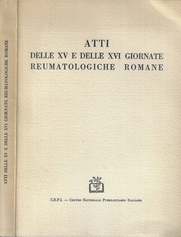 Atti delle XV e delle XVI Giornate Reumatologiche Romane | Immagine Gallery 2