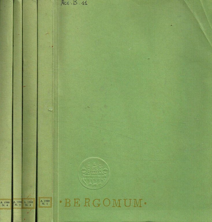 Bergomum. Bollettino della Civica Biblioteca Angelo Mai di Bergamo. Studi … | Immagine Gallery 2