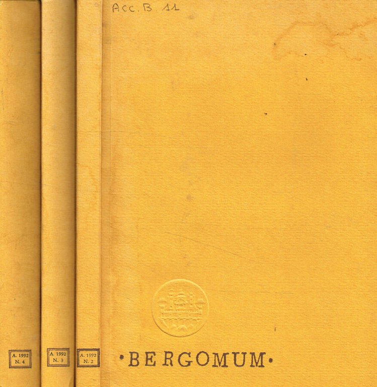Bergomum. Bollettino della Civica Biblioteca Angelo Mai di Bergamo. Studi … | Immagine Gallery 2