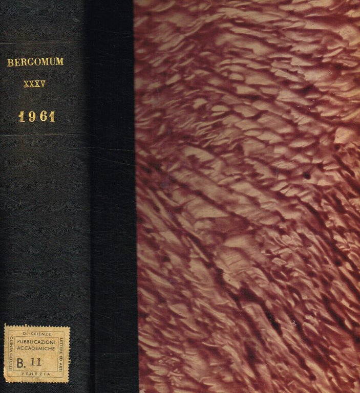 Bergomum. Bollettino della civica biblioteca. Nuova serie anno 1961