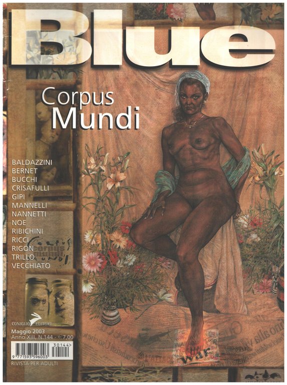 Blue periodico mensile n. 144, anno 2003