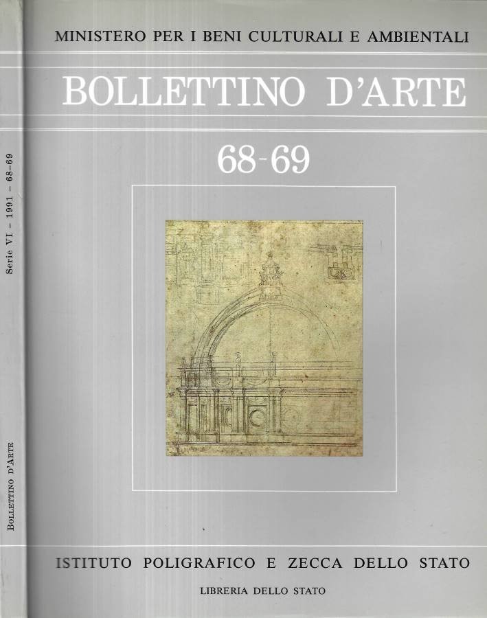 Bollettino d' arte 68 - 69 | Immagine principale