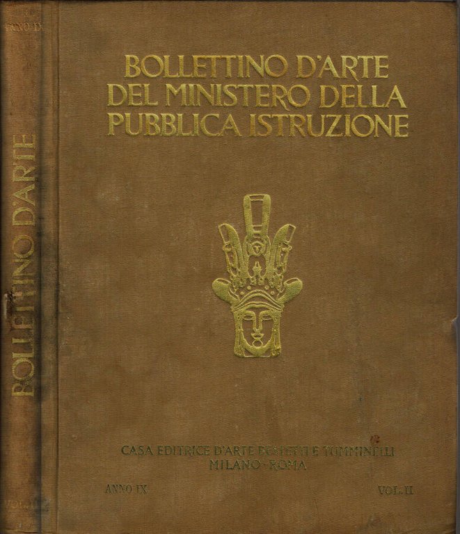 Bollettino d'Arte del Ministero della Pubblica Istruzione