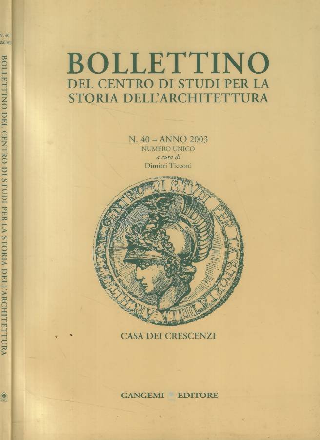 Bollettino del Centro di Studi per la Storia dell'Architettura n. …