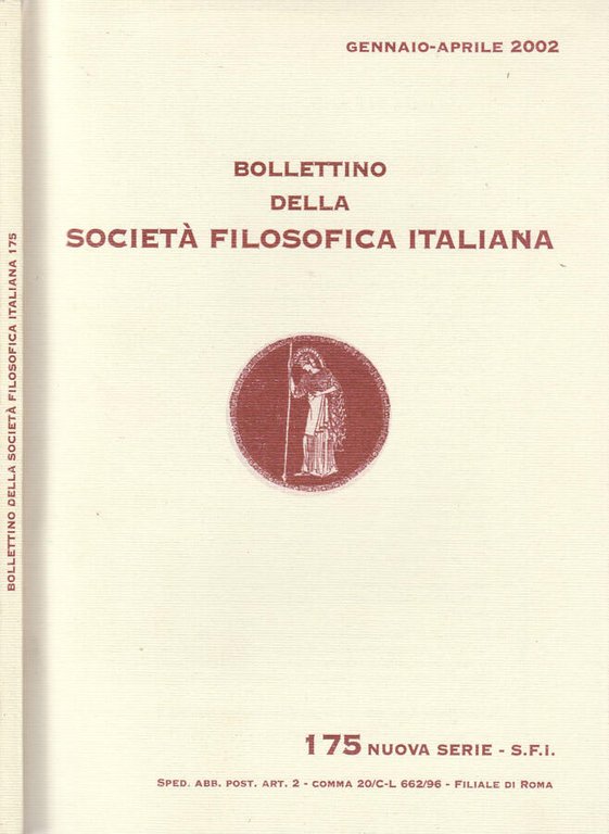 Bollettino della Società filosofica Italiana n 175