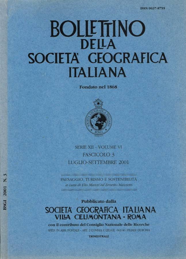 Bollettino della Società Geografica Italiana | Immagine principale