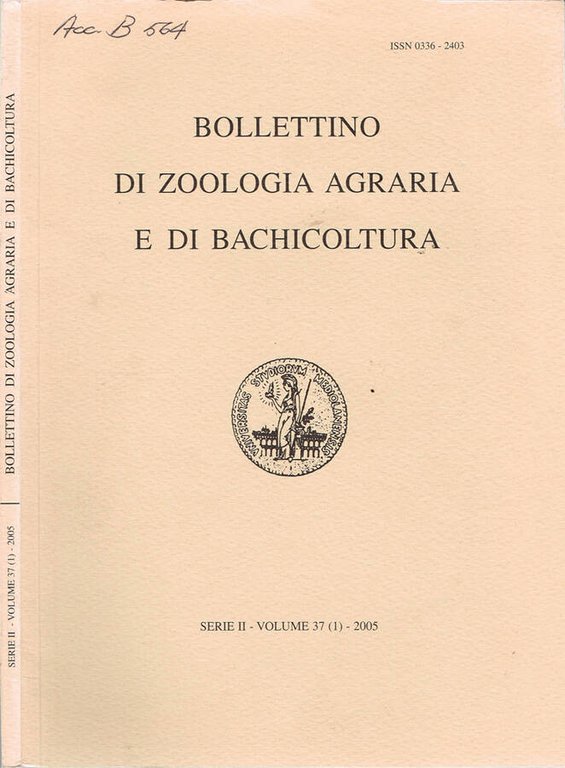 Bollettino di Zoologia Agraria e di Bachicoltura