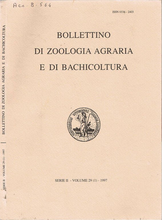 Bollettino di Zoologia Agraria e di Bachicoltura