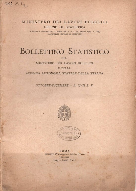 Bollettino statistico del Ministero dei lavori pubblici e della azienda … | Immagine Gallery 2