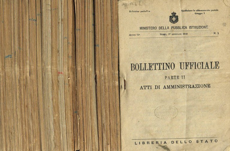 Bollettino Ufficiale. Parte II. Atti di Amministrazione anno 72, 1946, …
