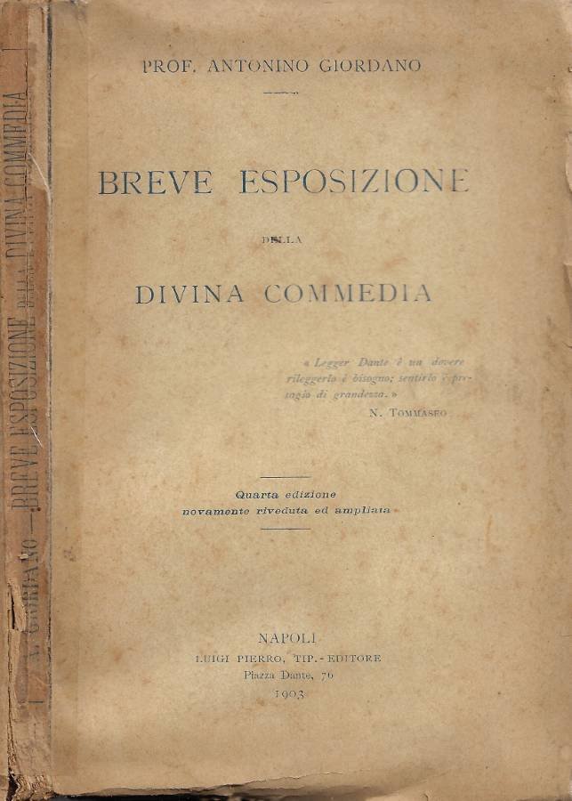 Breve esposizione della Divina Commedia