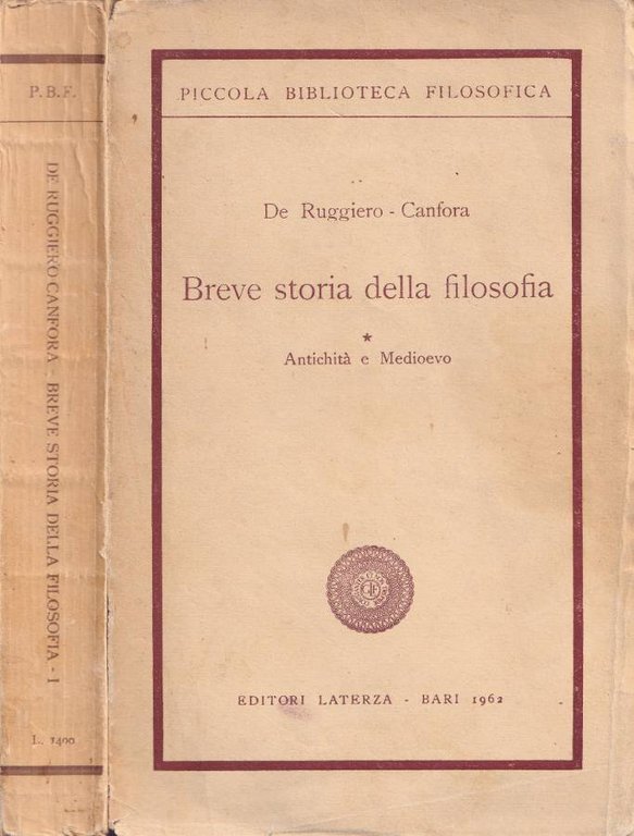 Breve storia della filosofia, vol. I