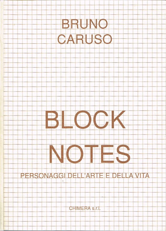 Bruno Caruso - Block notes