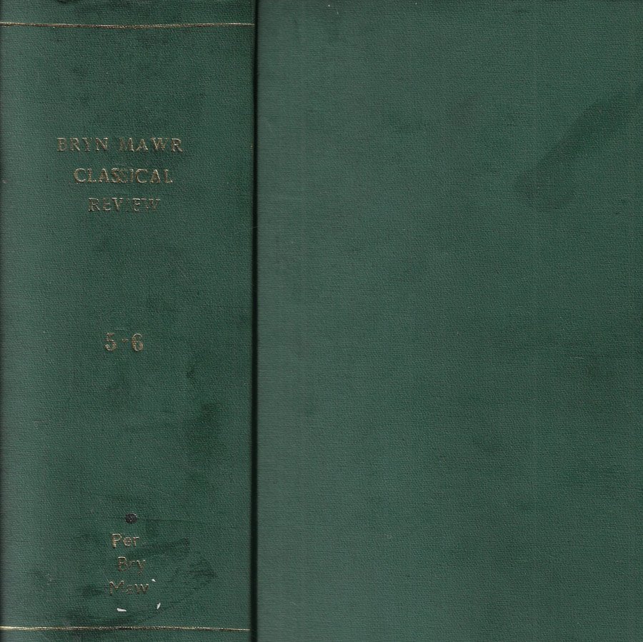 Bryn Mawr Classical Review 1994-1995