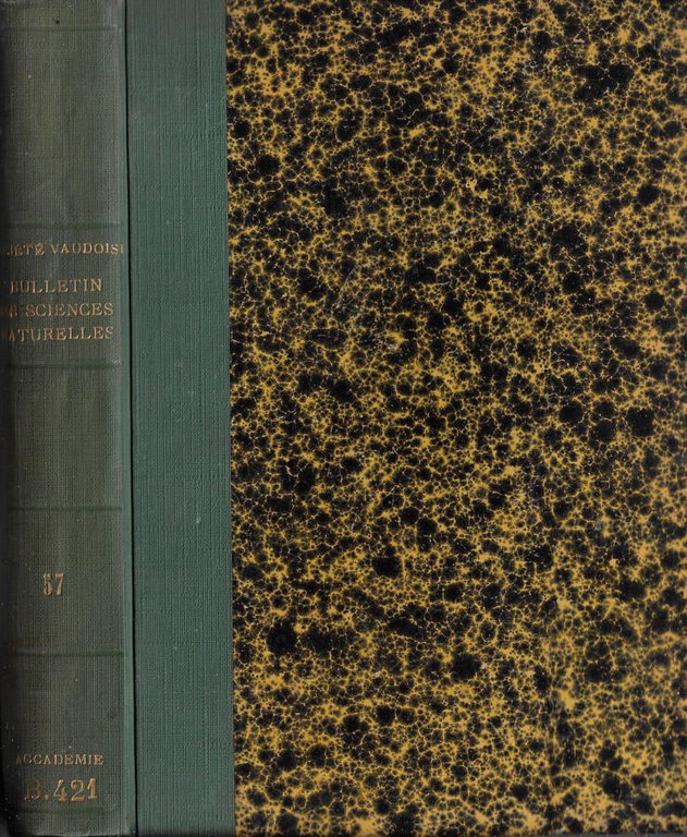 Bulletin de la Société Vaudoise des sciences naturelles Vol. 57 …